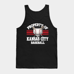 Proud Name Kansas City Graphic Property Vintage Baseball Tank Top